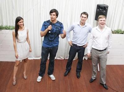 Слева направо: Мария Пантелеева, Владислав Пантелеев, Илья Максименка и Федор Наумов Слева направо: Мария Пантелеева, Владислав Пантелеев, Илья Максименка и Федор Наумов