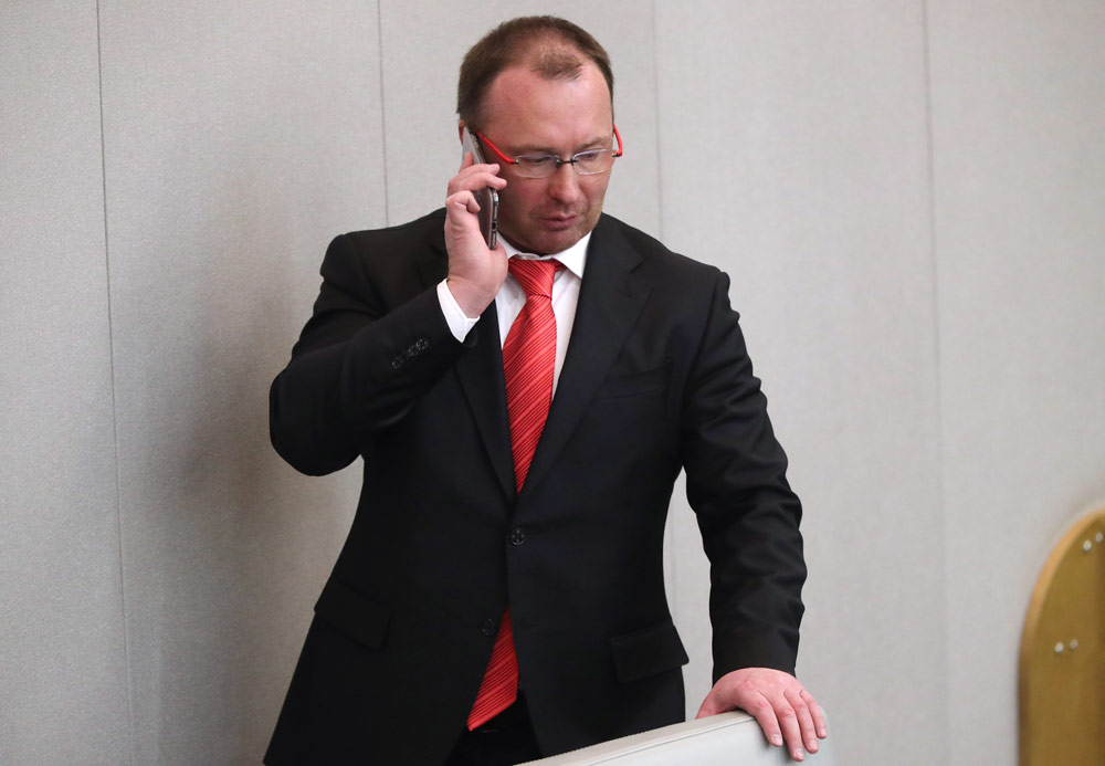 Старший сын Жириновского Игорь Лебедев. Фото © ТАСС / Савостьянов Сергей