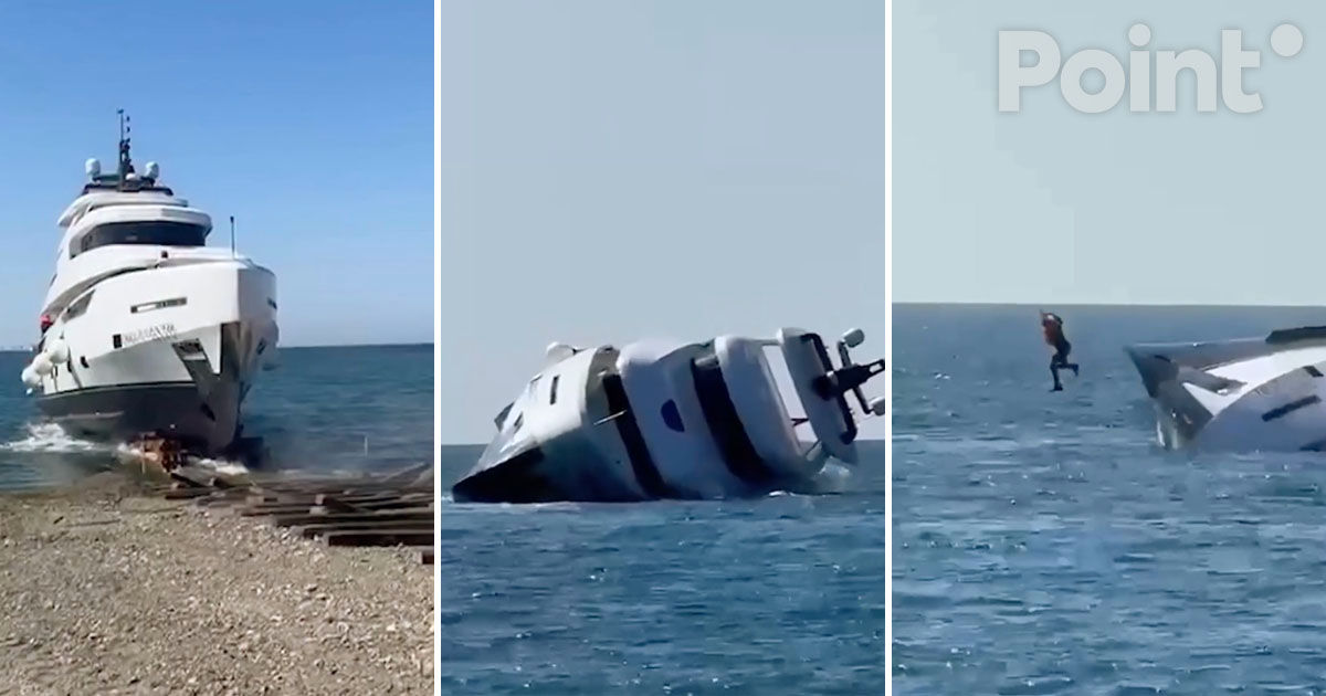 В Турции роскошная яхта Dolce Vento затонула сразу после отплытия. dqxikeidqxiqxtsld