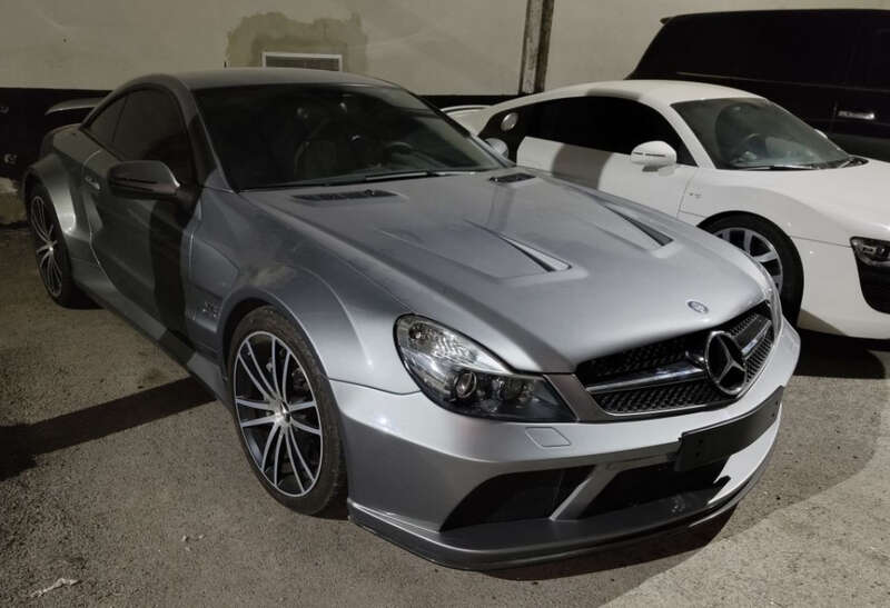мерседес sl65 черный Mercedes SL65 Black Series